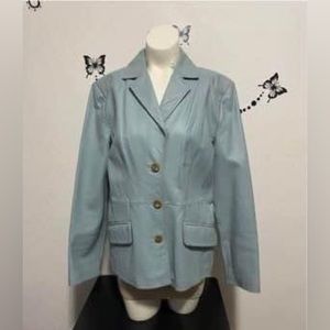 Women’s Small Terry Lewis 100% leather jacket